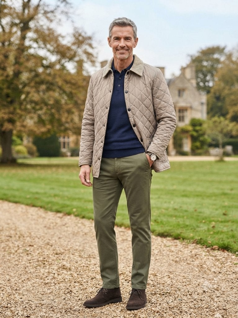 Barbour 'Classic Eksdale Quilt' jas, maat small top!, Barbour, Beige, Ophalen of Verzenden, Gedragen