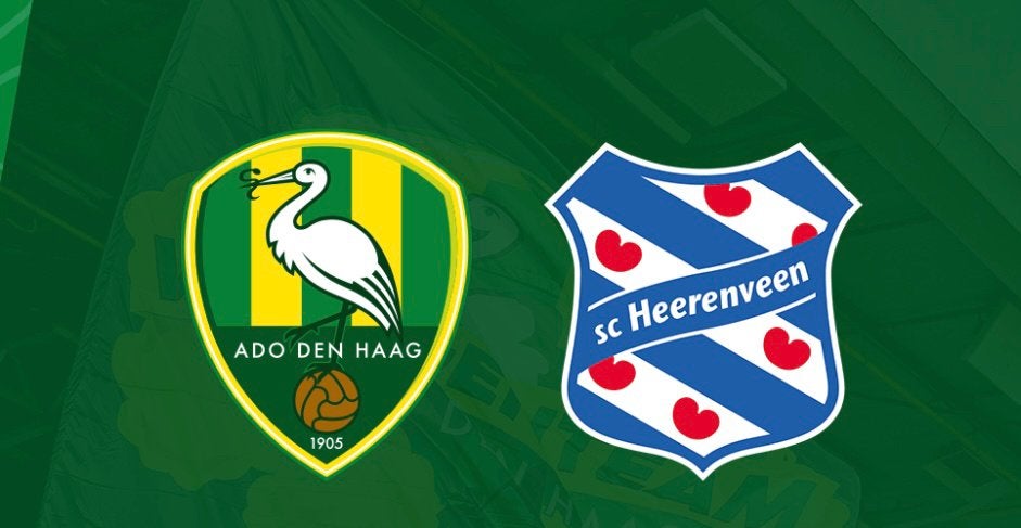 2 of 4 kaartjes vak J achter het goal ADO - HEERENVEEN, Twee personen