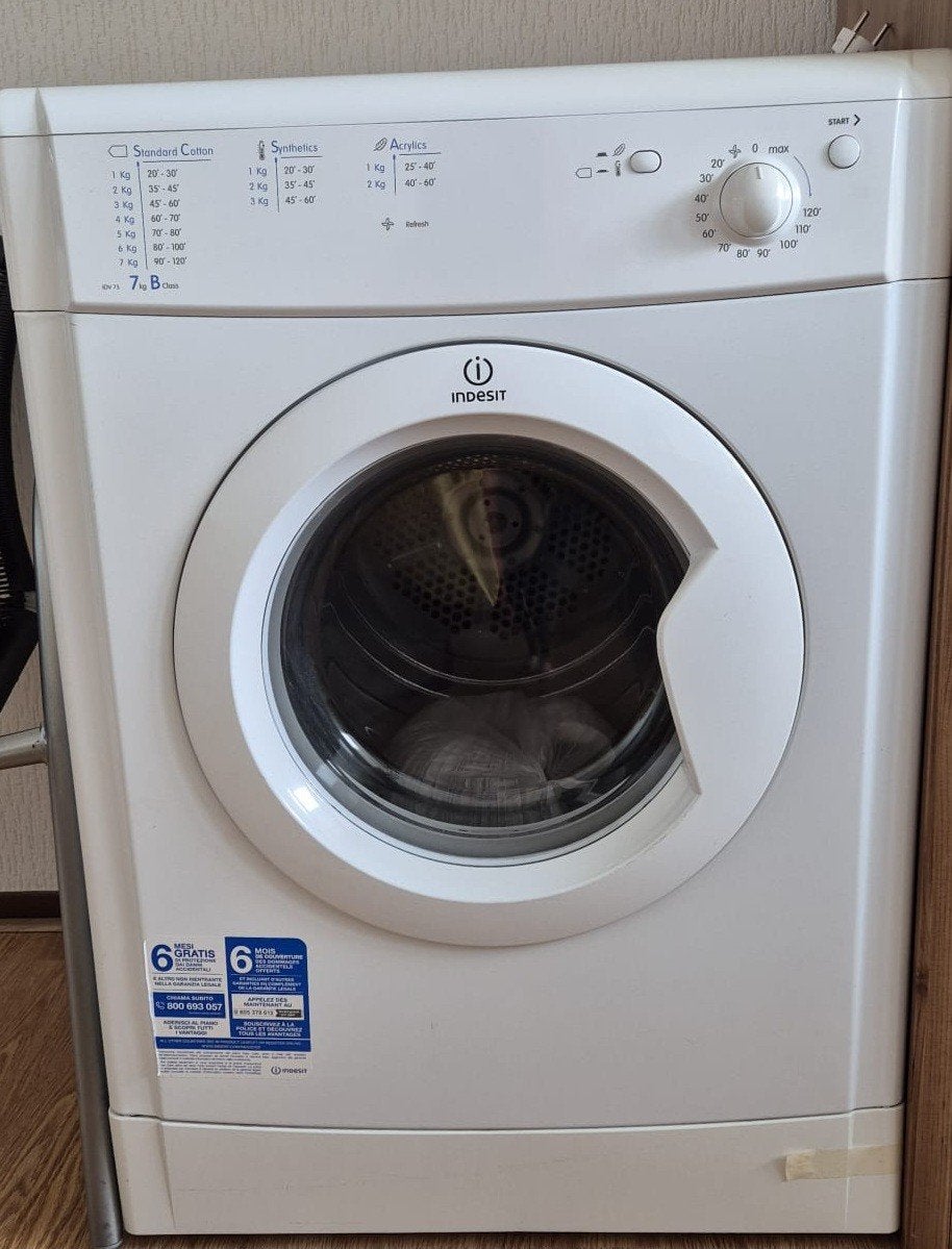 Luchtafvoer droger Indesit - Gratis ophalen Amsterdam Oost, Witgoed en Apparatuur, Wasdrogers, Gebruikt, Luchtafvoer, 6 tot 8 kg
