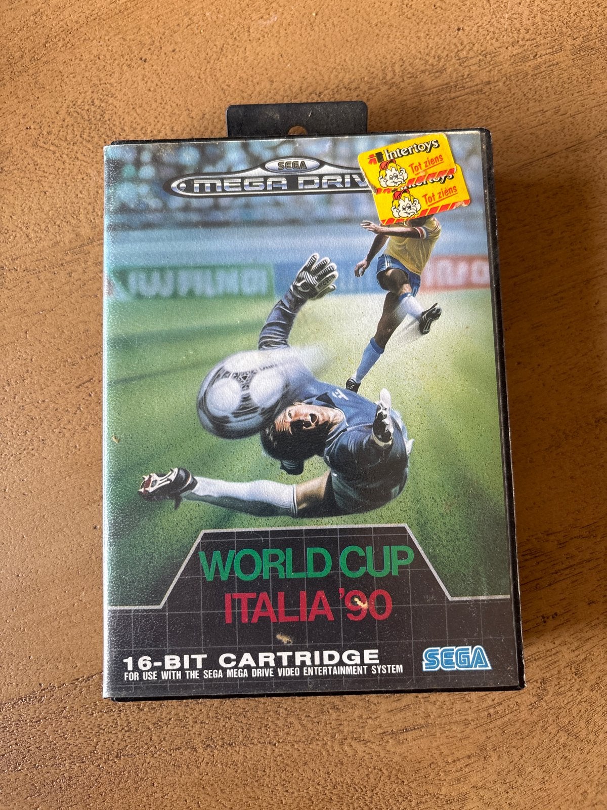 World Cup Italia '90 - Sega Mega Drive (Compleet), Spelcomputers en Games, Gebruikt, 2 spelers, Ophalen of Verzenden, Vanaf 3 jaar