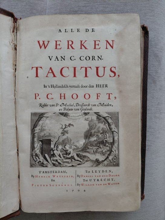P.C.Hooft's Tacitus compleet 1704, Antiek en Kunst, Antiek | Boeken en Bijbels, Ophalen of Verzenden