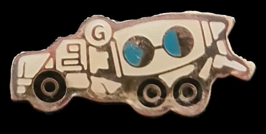 Betonauto -G- pin- heel klein, Verzenden, Nieuw, Transport, Speldje of Pin