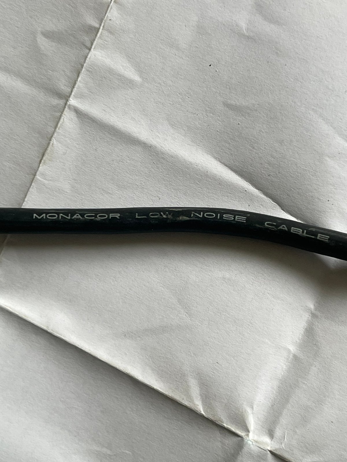 Monacor low noise microfoonkabel 10 meter, Ophalen, Zo goed als nieuw, Microfoon