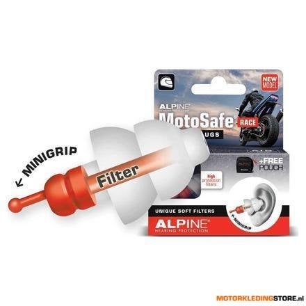 Alpine MotoSafe Race Motor Oordoppen, N.v.t., Motoren, Kleding | Motorkleding, Ophalen of Verzenden, Nieuw met kaartje