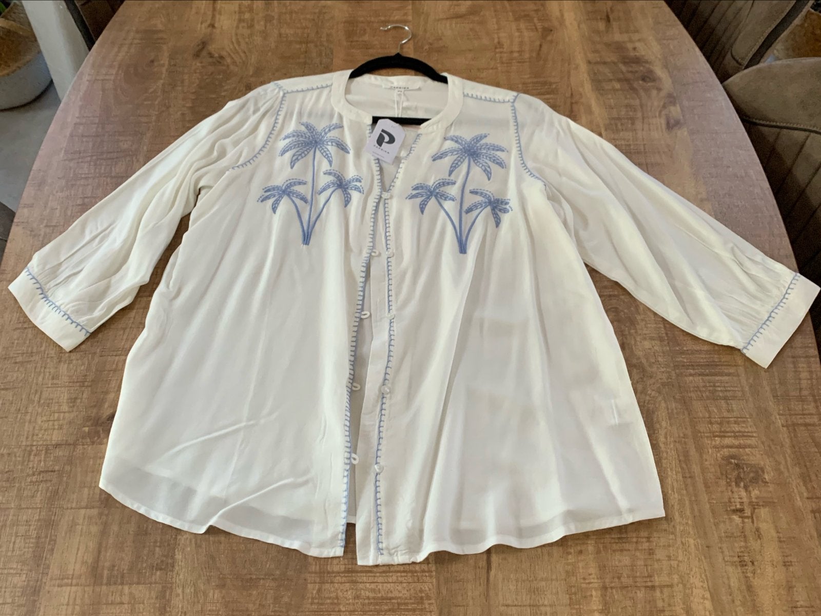 Nieuwe Paprika Blouse met  Borduurwerk - Maat 44, Ophalen of Verzenden, Nieuw, Maat 42/44 (L), Wit
