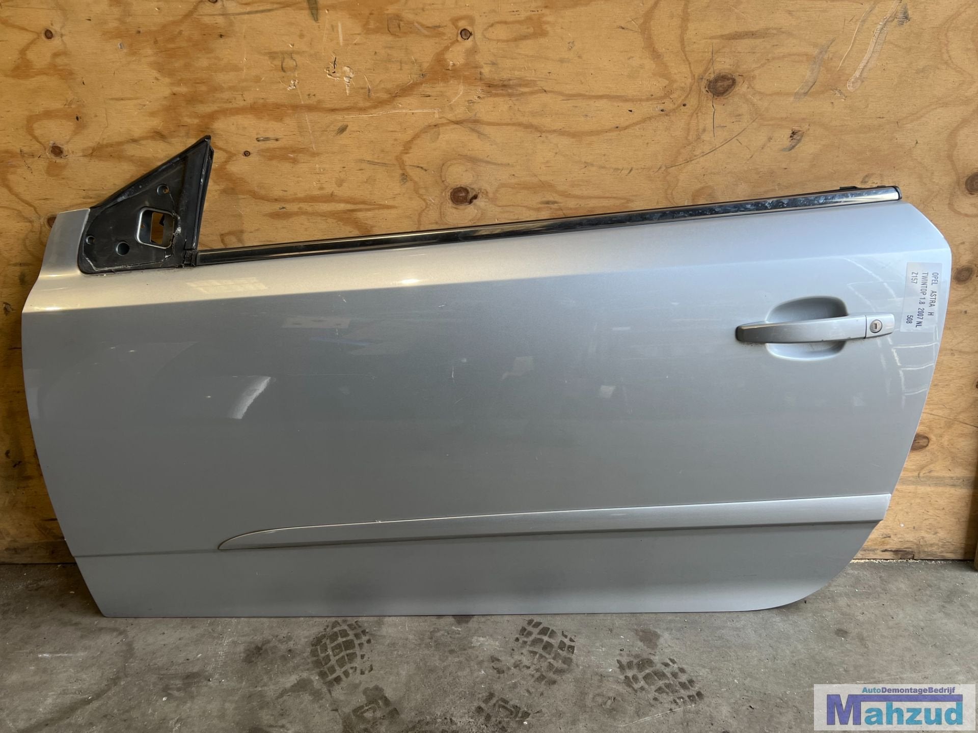 OPEL ASTRA H Twintop zilver Z157 links deur 2005-2010, Gebruikt, Deur, Opel Automobile GmbH, Ophalen of Verzenden