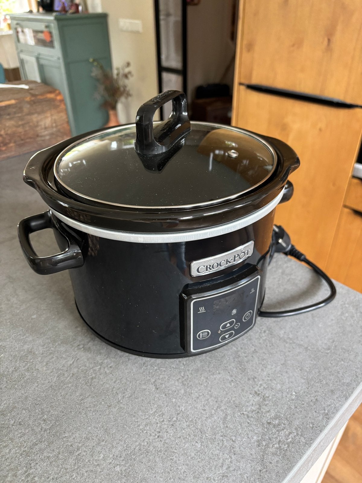 Crock-Pot digitale slowcooker 2,4L, Ophalen, Timer, Zo goed als nieuw