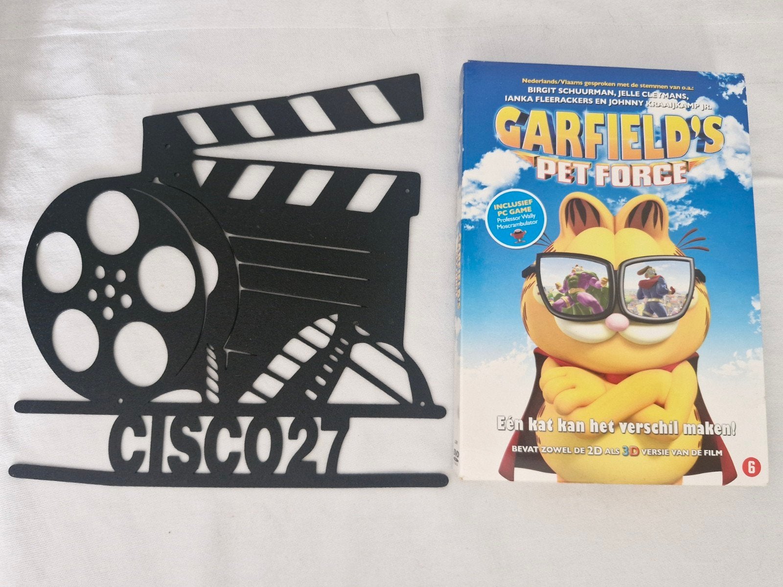 Garfield's Pet Force 3D + slipcover, Gebruikt, Animatie, Amerikaans, Nederlands