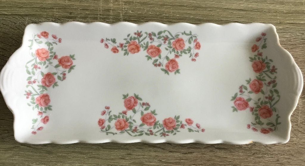 Cakeschaal, 31 x 13,5 cm., Gebruikt, Ophalen of Verzenden, Schaal of Schalen, Overige stijlen