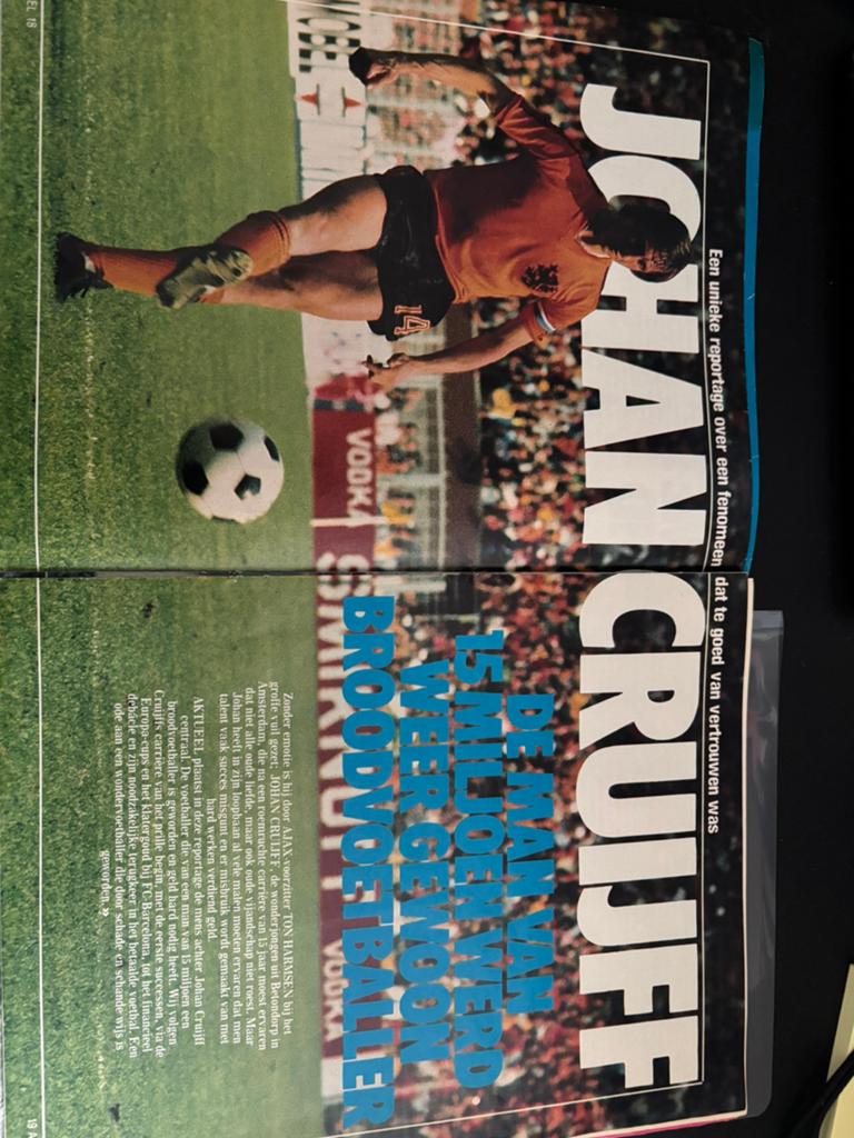 Aktueel Cruijff 1983, Verzamelen, Ophalen of Verzenden, 1980 tot heden, Tijdschrift