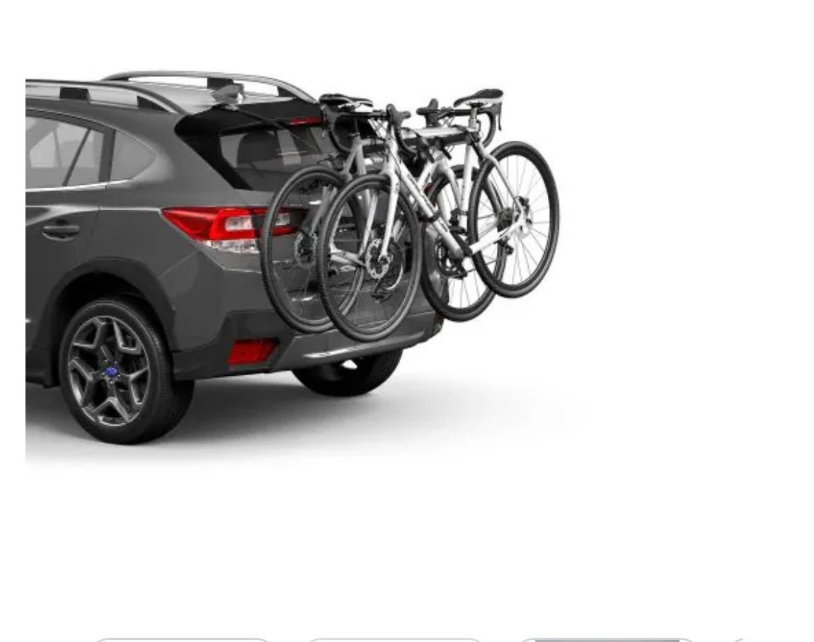 Thule Fietsendrager OutWay Hanging 2 - Zo goed als nieuw, Auto diversen, Ophalen, 2 fietsen, Zo goed als nieuw, Achterklepdrager