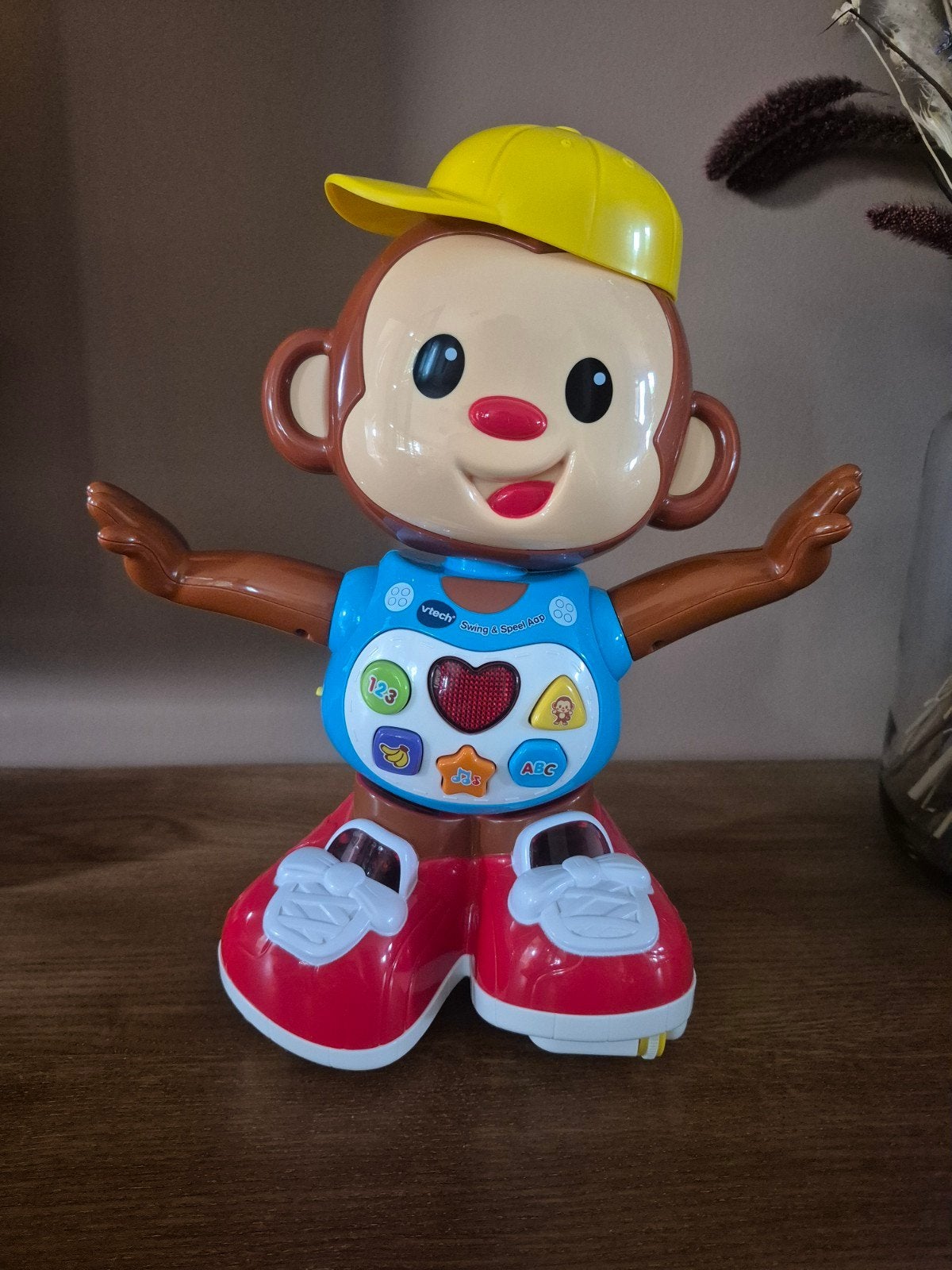 VTech Swing & Speel Aap - Interactief Speelgoed, Ophalen of Verzenden, Zo goed als nieuw, Overige typen, Met licht