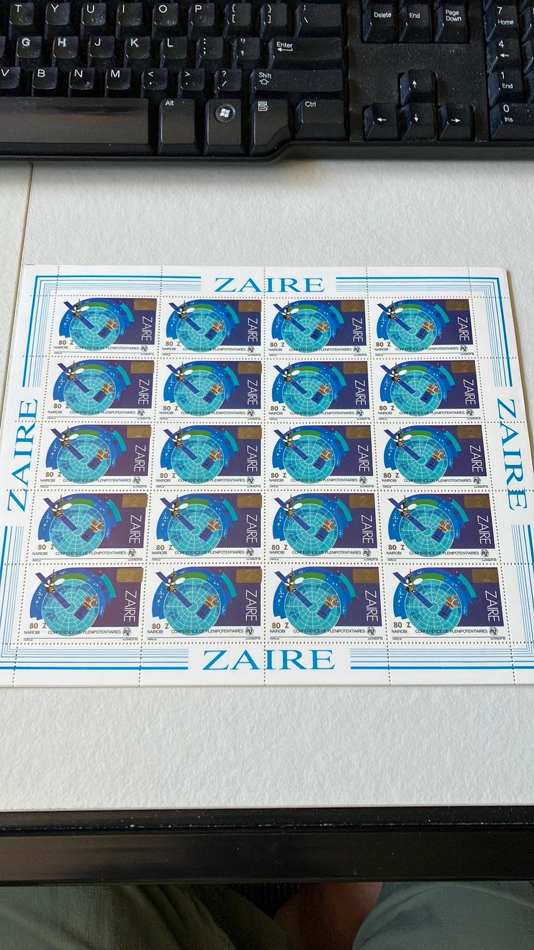 Zaire sw 974 6 vellen postfris., Ophalen of Verzenden, Nederland