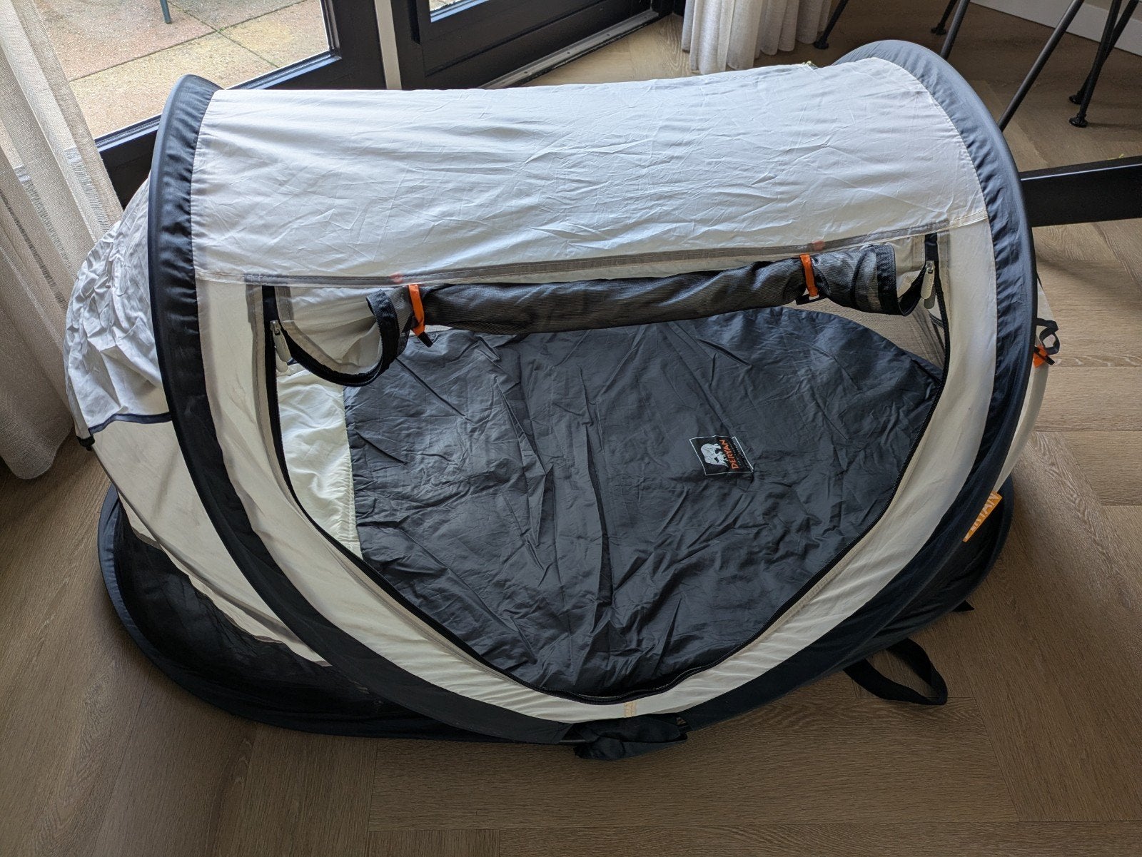 Deryan Peuter Luxe Slaaptent met matras & slaapzak, Kinderen en Baby's, Ophalen of Verzenden, Gebruikt, Reisbedje