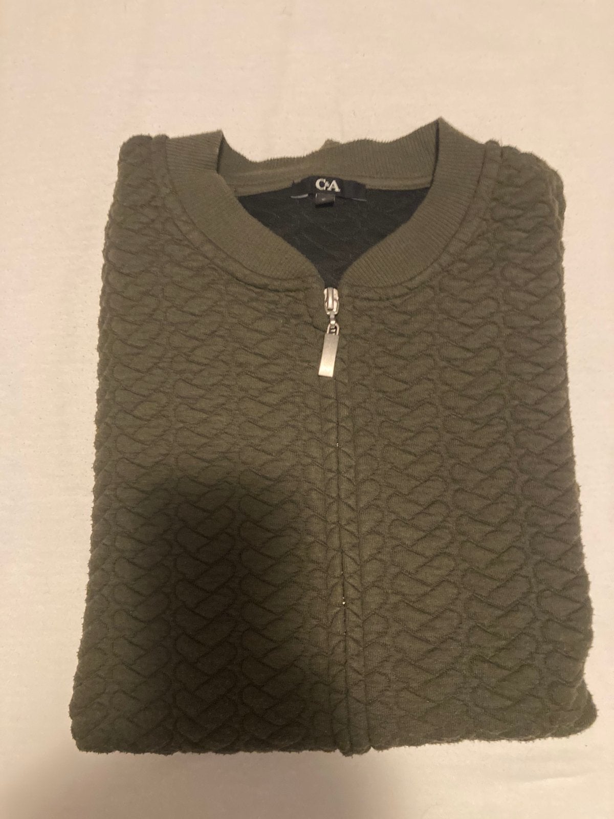C&A vest donkergroen / khaki maat XL, Ophalen of Verzenden, Zo goed als nieuw, Groen