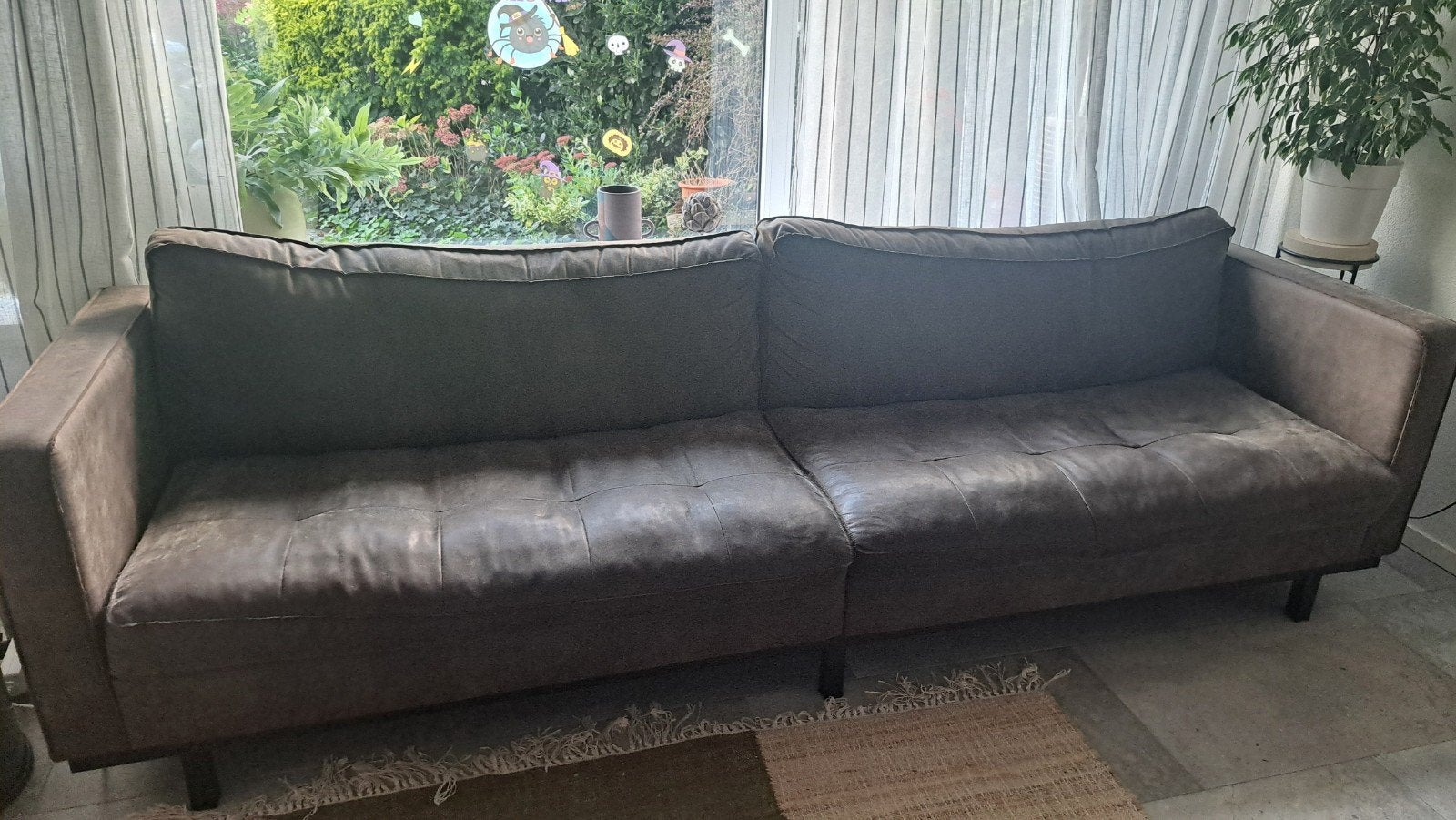 4 zits bank El Largo - Jeep Hunter, Ophalen, Overige materialen, 250 tot 300 cm, Gebruikt