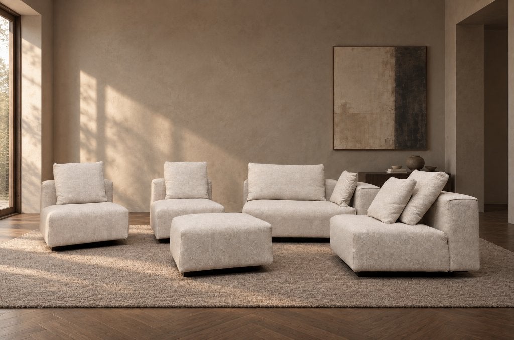 NIEUW Montis Domino Modulair + GARANTIE | NP €11.250, Huis en Inrichting, Hoekbank, Www.designplaats.nl, Design Bank Bankstel Zetel Hoekbank Montis