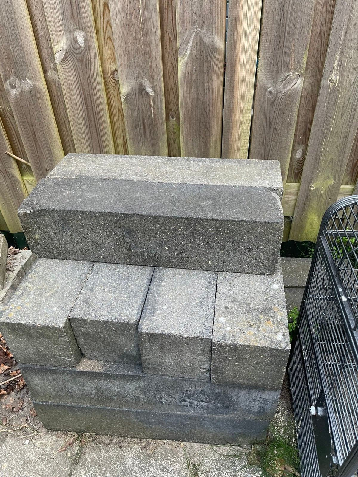 16 stuks Stapelblokken 60x15 cm, Ophalen, Gebruikt, Blok, 25 cm of meer