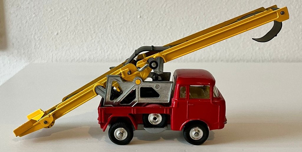 Corgi Forward Control FC-150 Jeep Tower Wagon + Box, Hobby en Vrije tijd, Modelauto's | 1:43, Ophalen of Verzenden, Gebruikt, Auto