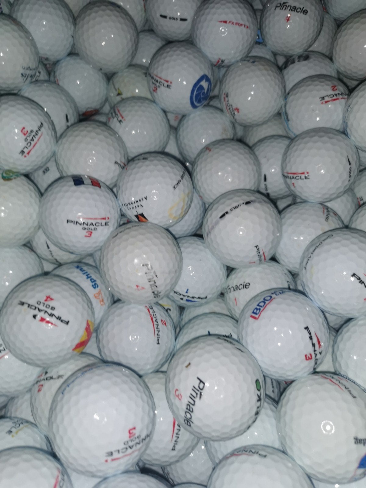Pinnacle gold golfballen 100 stuks AAAA kwaliteit, Ophalen of Verzenden, Bal(len)