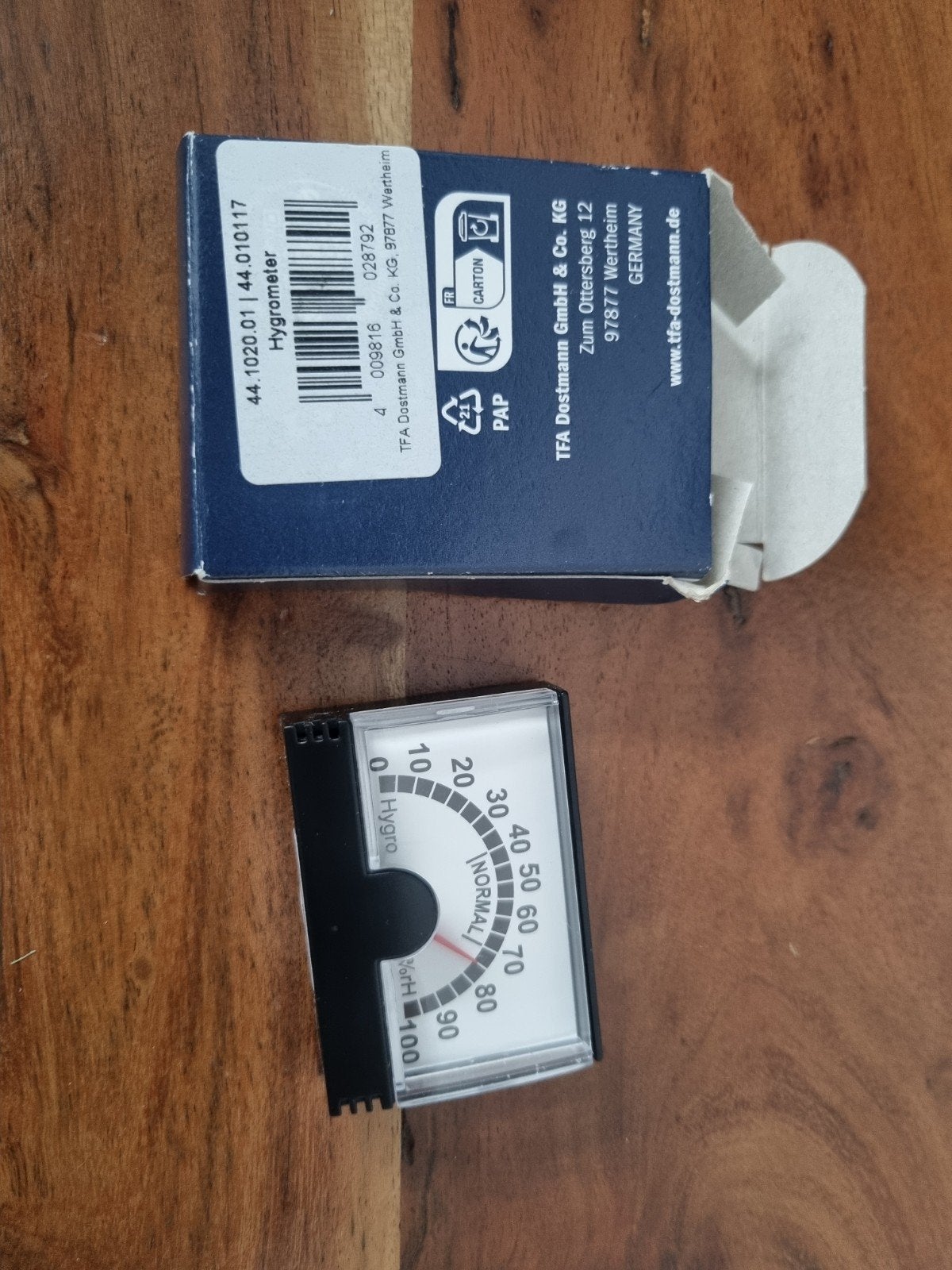 Nieuwe TFA Dostmann Hygrometer - Luchtvochtigheidsmeter, Ophalen of Verzenden, Nieuw