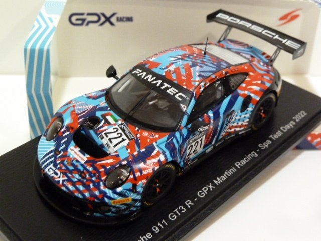 Spark Porsche 911 GT3R 24h Spa GPX Martini Racing 1:43 SP429, Hobby en Vrije tijd, Ophalen of Verzenden, Nieuw, Auto, Overige merken