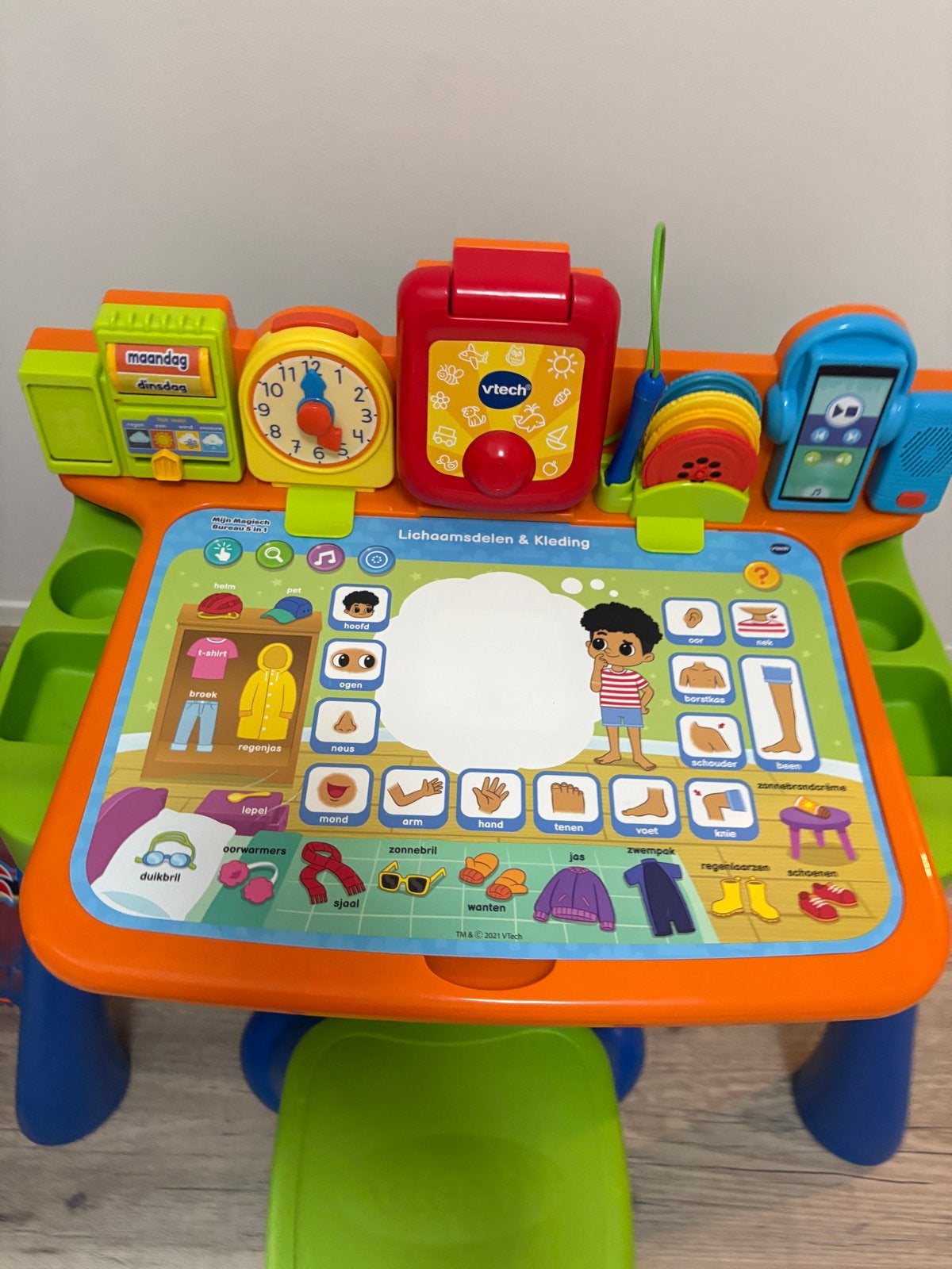 VTech Magisch Bureau 3-in-1 met krukje, Ophalen, Zo goed als nieuw, Overige typen, Met licht
