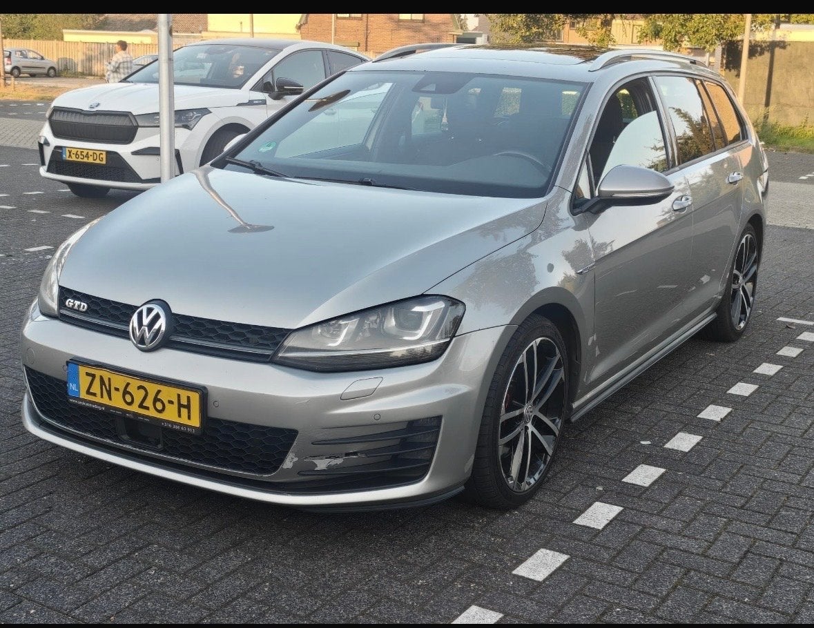 Volkswagen Golf Variant 2.0 TDI 184pk BMT DSG 2015 Grijs, Auto's, 4 cilinders, Stationwagon, Diesel, Particulier