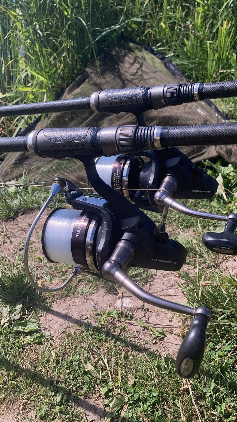 3x Daiwa Tournament Entoh 5500 QDA + 1x onvolledige molen, Ophalen of Verzenden, Gebruikt, Molen
