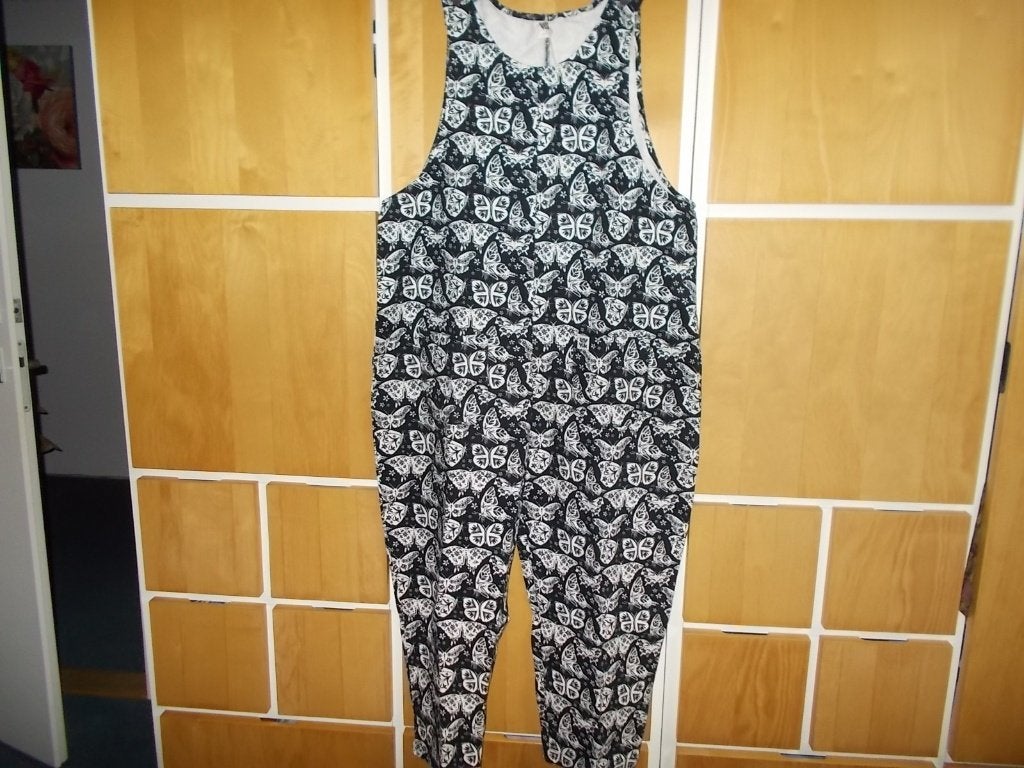 Orginele tuinbroek van Lucy&Yak,maat 46, Lucy&Yak, Zwart, Overige jeansmaten, Ophalen of Verzenden
