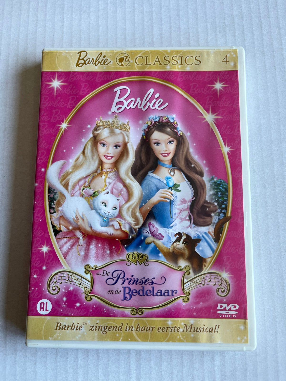 Barbie als De Prinses en de Bedelaar DVD, Nederlands, Gebruikt, Bonusmateriaal, Alle leeftijden