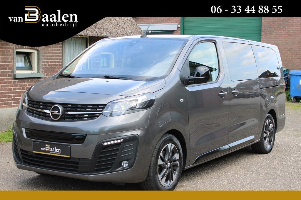 Opel Zafira-e Life L3H1 Innovation 75 kWh SOh 94,8% 7-PERS L, Auto's, Opel, 136 pk, Zwart, Overige carrosserieën, 7 stoelen