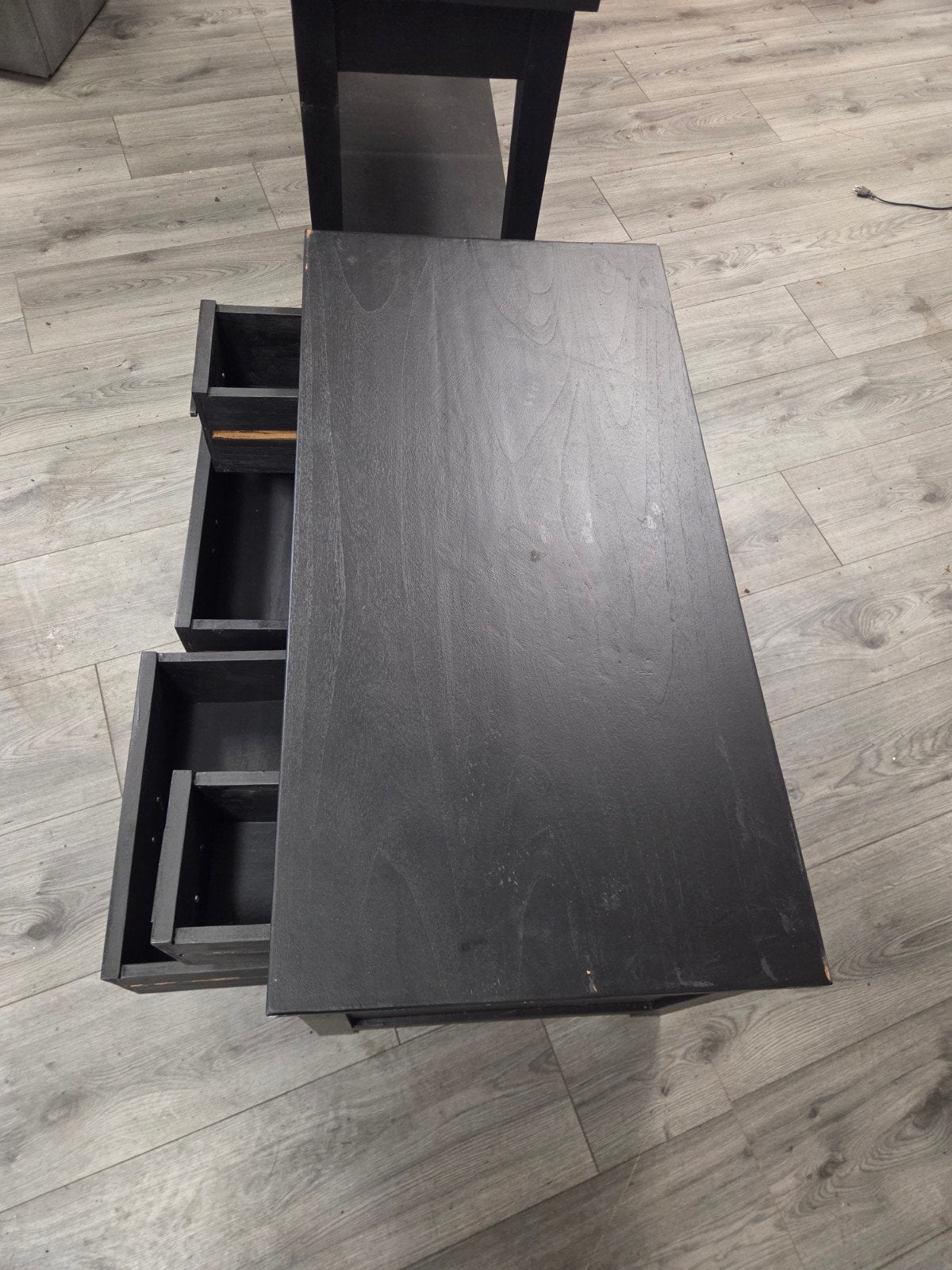 Set van 2 massief houten kastjes: hoog en laag, Ophalen, Gebruikt