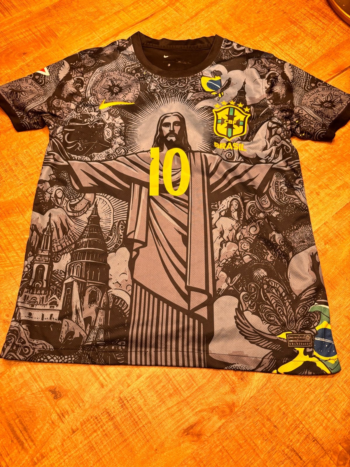 Nike Brazilië Neymar Jr. Thuisshirt - Maat S, Ophalen of Verzenden, Zo goed als nieuw, Maat 46 (S) of kleiner, Meerkleurig
