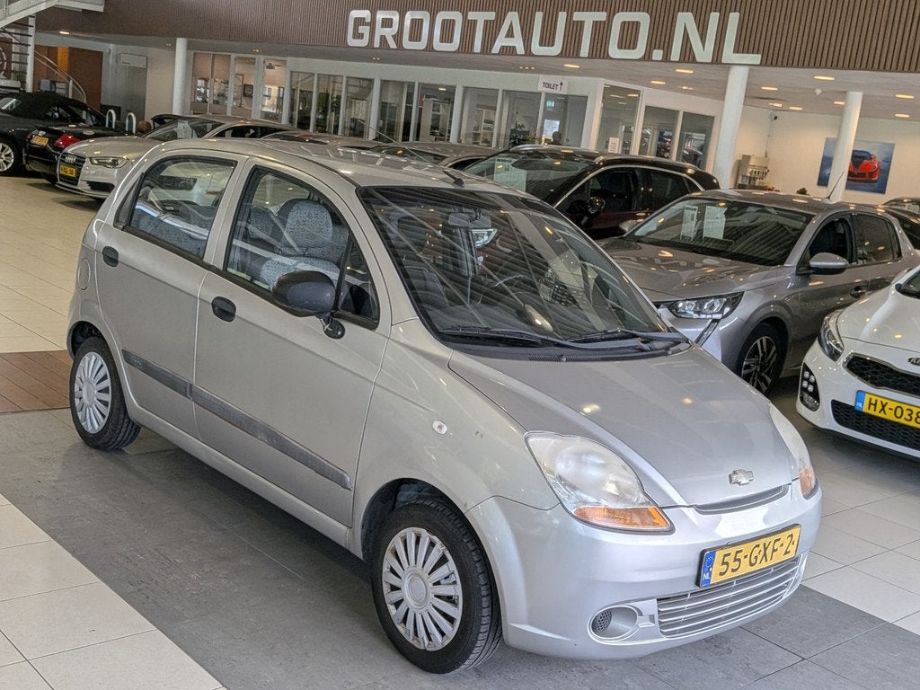Chevrolet Matiz 0.8 Spirit Airco, Stuurbekrachtiging, Auto's, Voorwielaandrijving, Elektrische ramen, Stof, Gebruikt