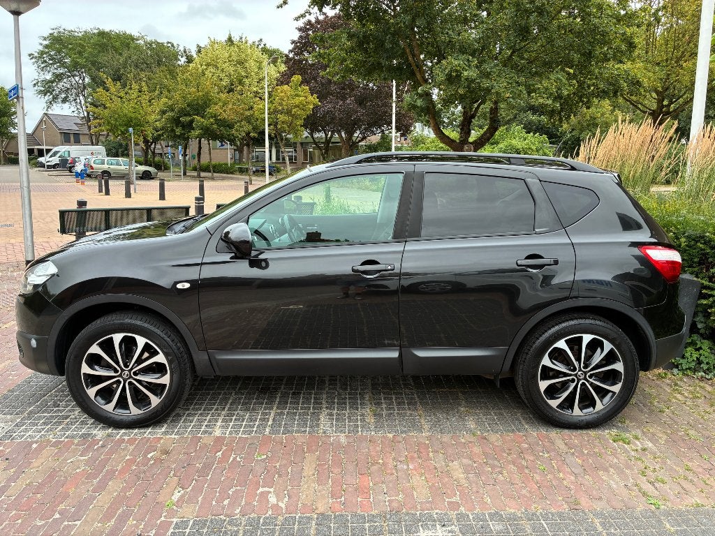 Nissan Qashqai 2.0 2WD CVT 2013 Zwart 126000 KM, Auto's, Nissan, Multifunctioneel stuurwiel, Zwart, 4 cilinders, Zwart