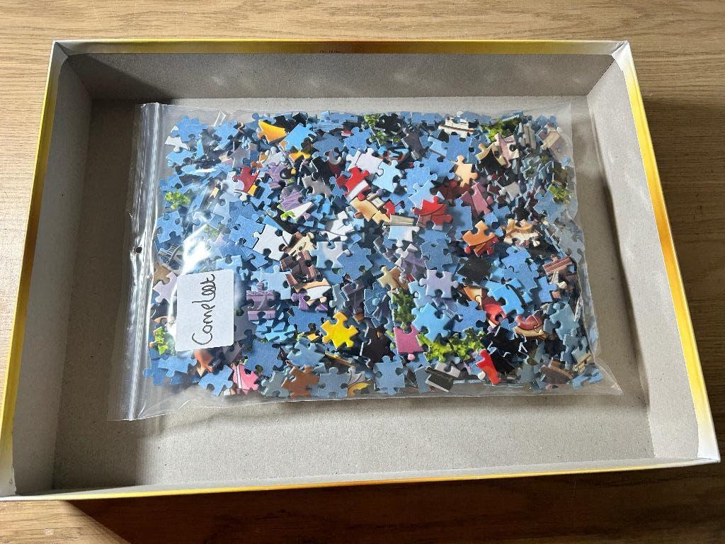 Disneyland Parijs 1000 Stukjes Puzzel, Hobby en Vrije tijd, Denksport en Puzzels, Ophalen of Verzenden, 500 t/m 1500 stukjes, Zo goed als nieuw