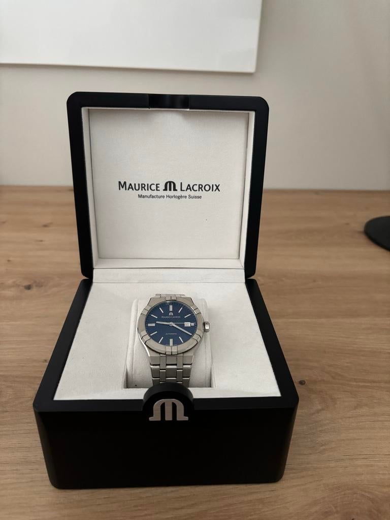 Maurice Lacroix Aikon Automatic Herenhorloge, Overige merken, Staal, Polshorloge, Ophalen of Verzenden