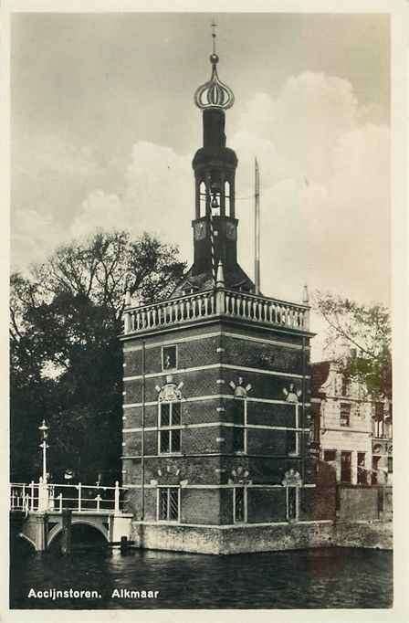 301-060-043 Alkmaar Accijnstoren, Verzenden, Voor 1920, Noord-Holland