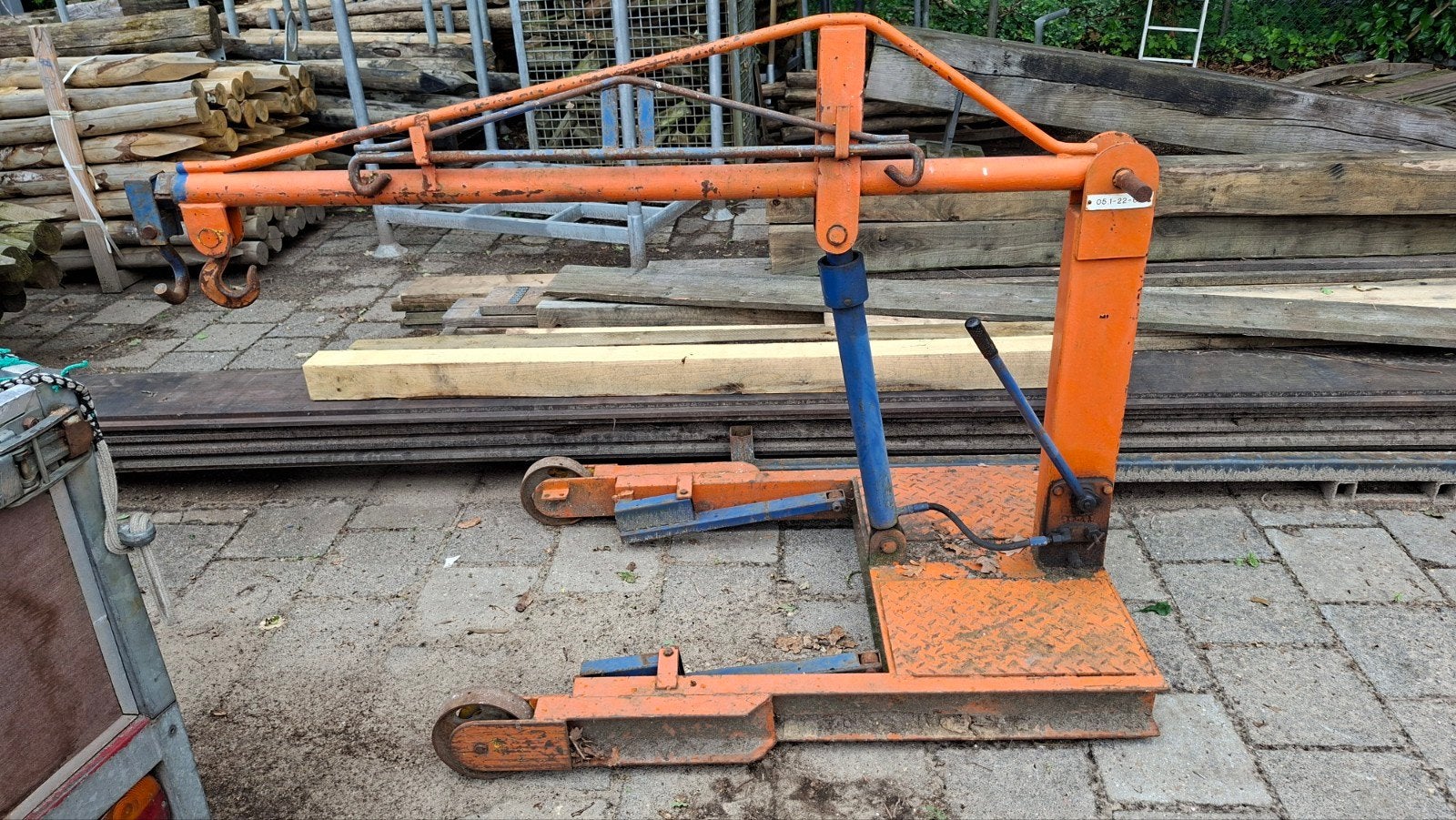 Robuuste motor takel / werkplaatskraan, Auto diversen, Autogereedschap, Ophalen of Verzenden, Gebruikt