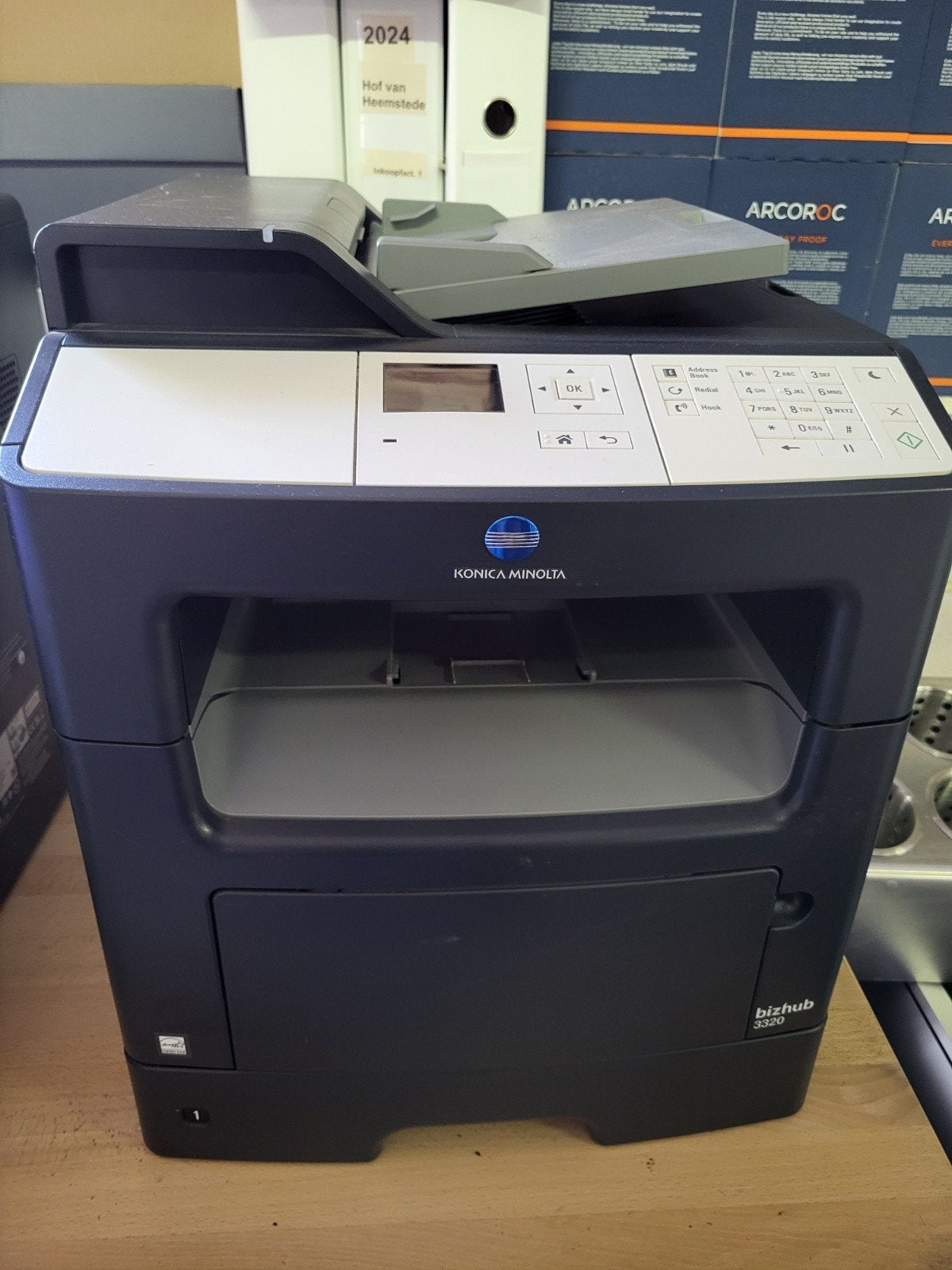 Konica Minolta bizhub 3320 All-in-One Laserprinter, Computers en Software, Ophalen, Gebruikt, All-in-one, Konica Minolta
