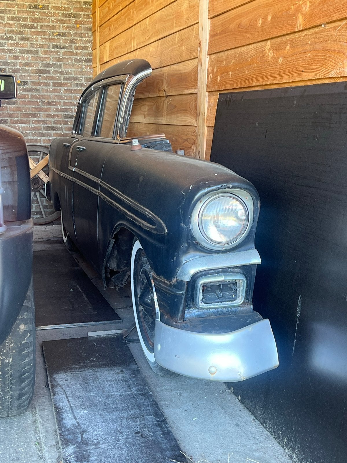 1956 bel air Chevrolet zijkant decoratie, Ophalen