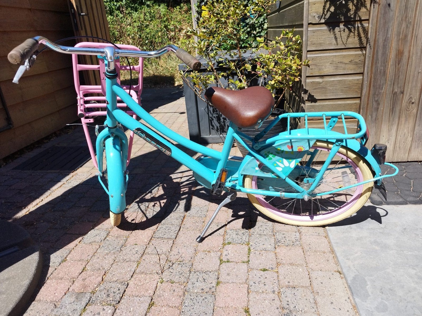 Popal Daily Dutch Bloom Kinderfiets 20 inch, Fietsen en Brommers, Ophalen, Terugtraprem, Gebruikt, Popal