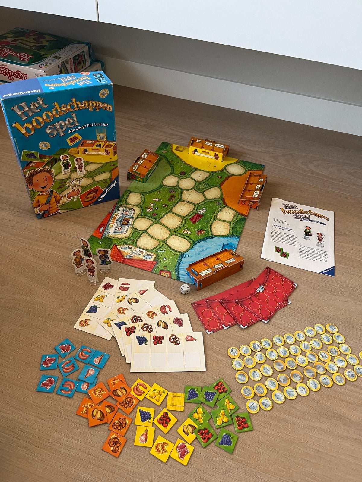 Het Boodschappenspel - Ravensburger familiespel, Hobby en Vrije tijd, Gezelschapsspellen | Bordspellen, Drie of vier spelers, Ophalen of Verzenden