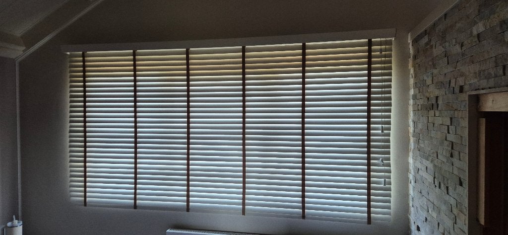 Luxaflex raamdecoratie, Ophalen, Wit, Lamellen, Zo goed als nieuw
