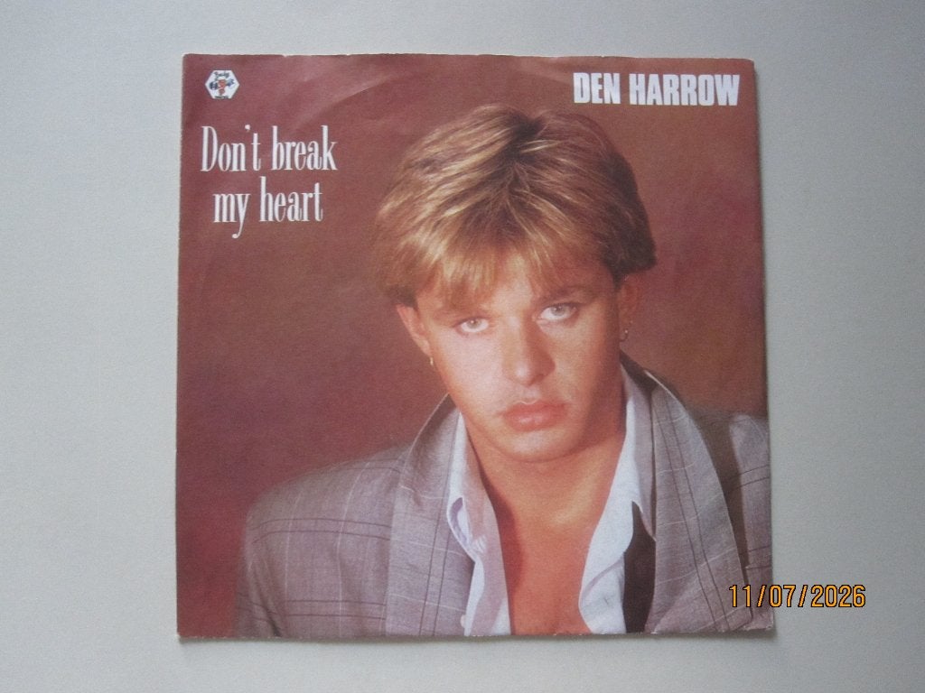 DEN HARROW -  don't break my heart - vinyl 7", Gebruikt, 7 inch, Ophalen of Verzenden, Pop