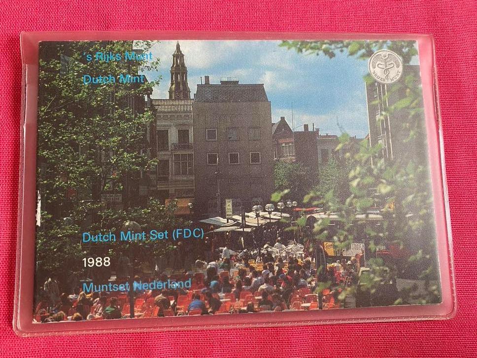 FDC / UNC Jaarset met alle nl munten uit 1988 van Beatrix, Verzenden, Koningin Beatrix, Setje