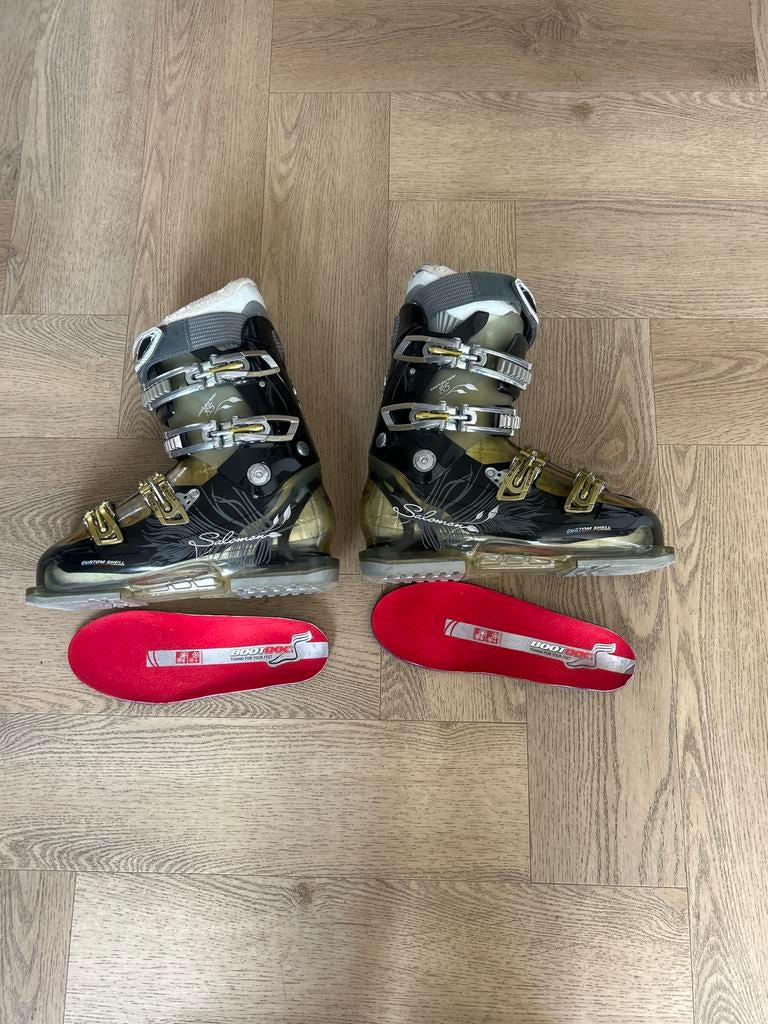 Salomon skischoenen, Sport en Fitness, Skiën en Langlaufen, Ophalen, 160 tot 180 cm, Gebruikt, Schoenen
