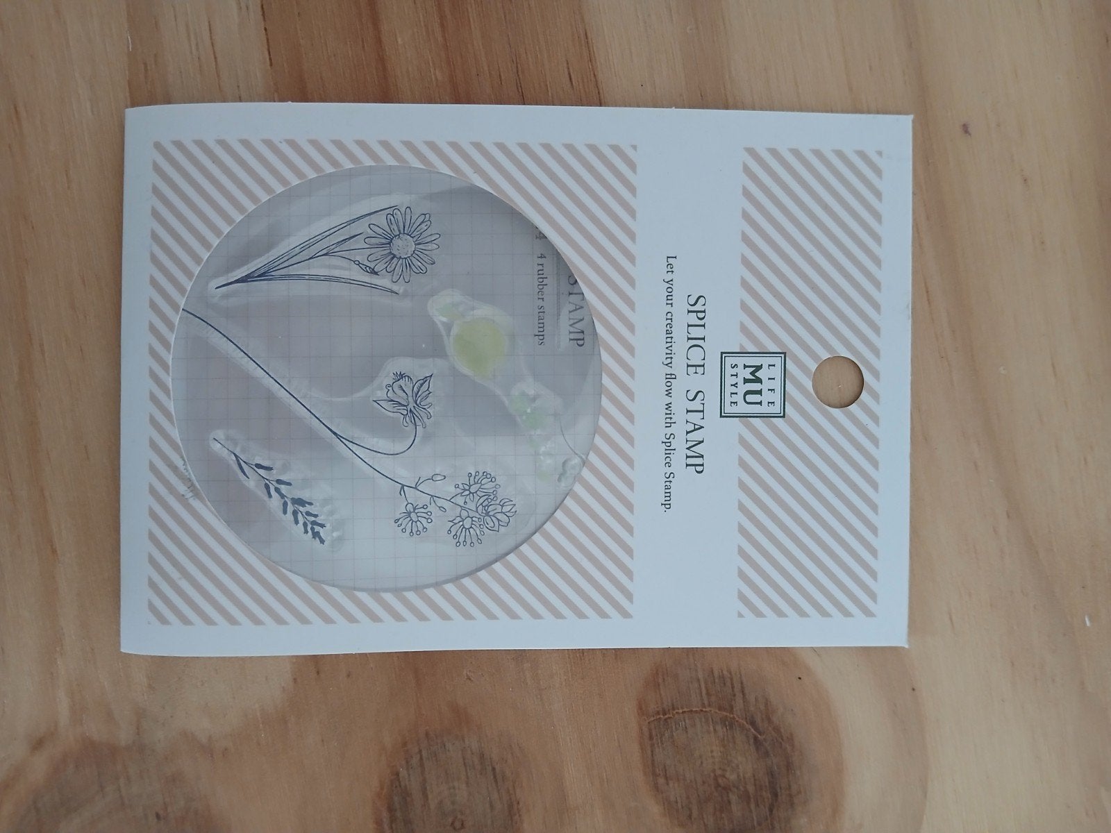 MU Life Style Splice Stamp Clear Stamps - Bloemen en Takjes, Ophalen of Verzenden, Nieuw, Clearstamp