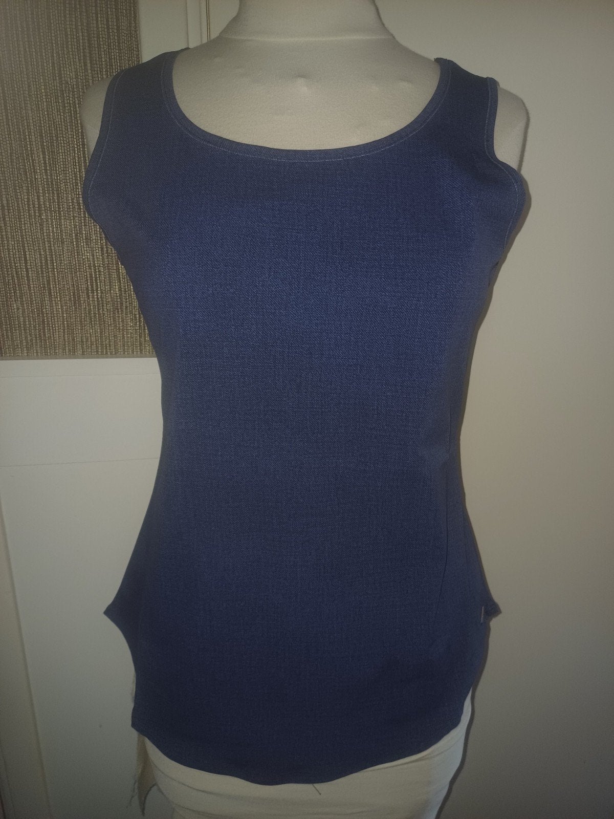 Mi Piace Travel Top - Donkerblauwe Denim, Kleding | Dames, Maat 38/40 (M), Mi Piace, Blauw, Onbekend